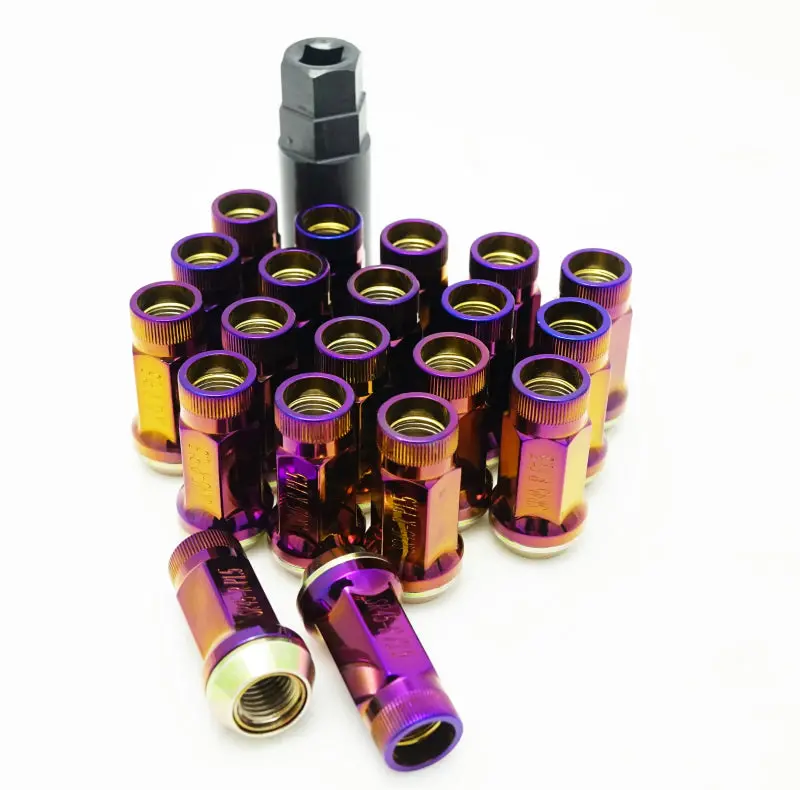 Wheel Mate Muteki Sr45r Lug Nut Kit 12X1.5 - Burned Titan 1
