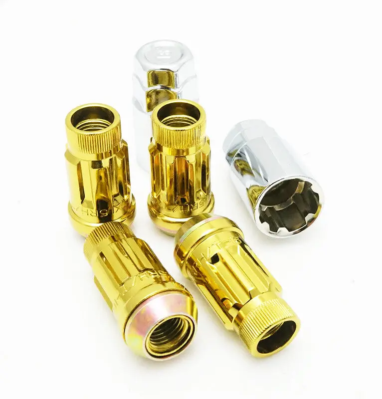 Wheel Mate Muteki Sr45r Lug Nut Kit Lock Set 12X1.25 45Mm - Yellow 1