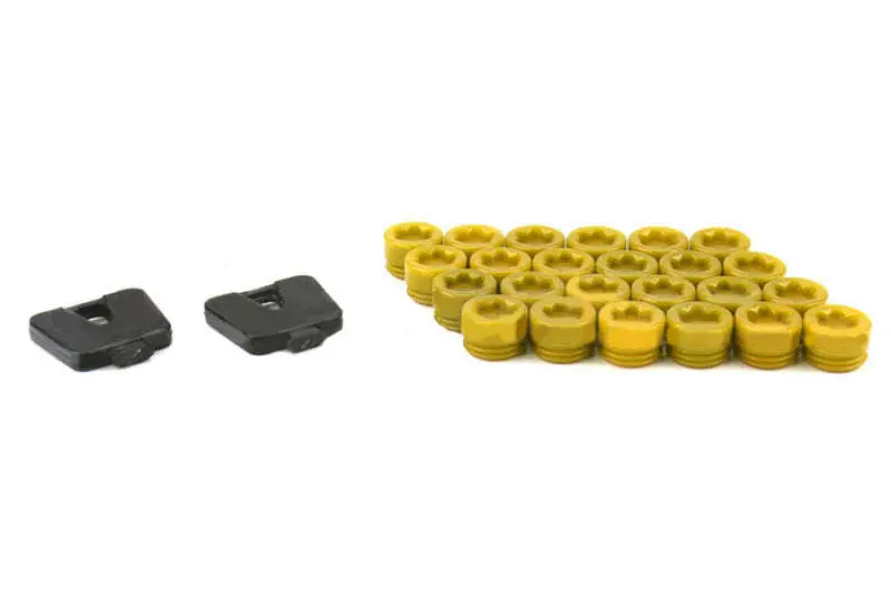 Wheel Mate Sr45r Caps Set Of 20 - Yellow 1