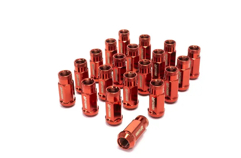 Wheel Mate Wm14r 14X1.50 Lug Nuts Red 20 Pcs 1