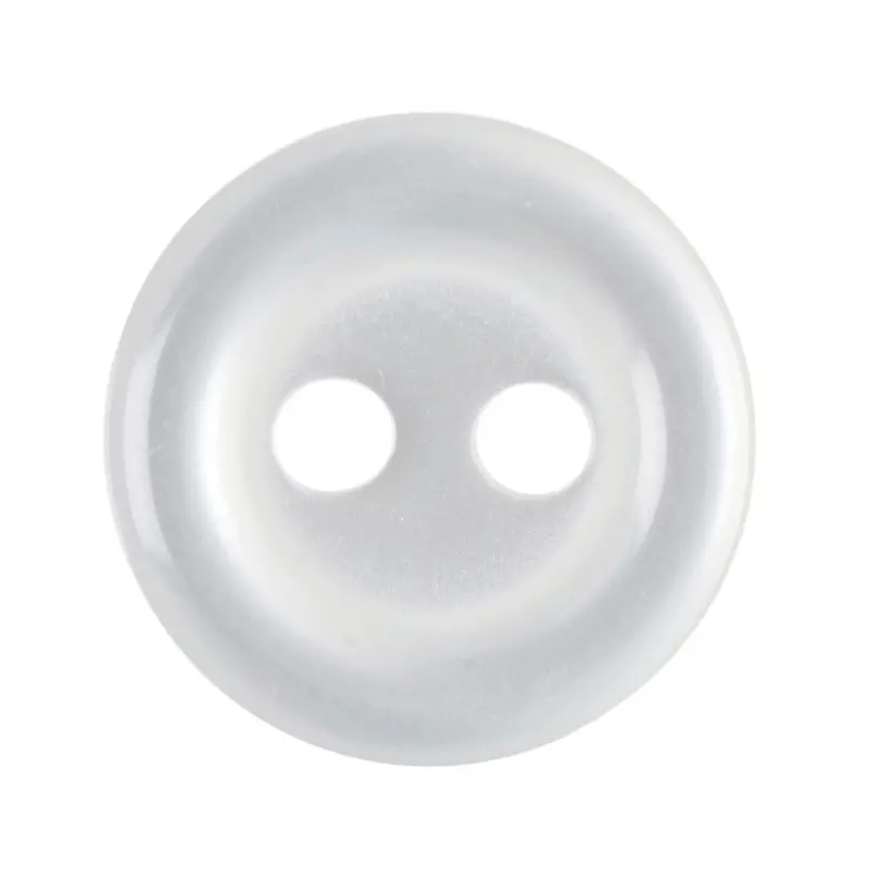White Round Rimmed Buttons 1