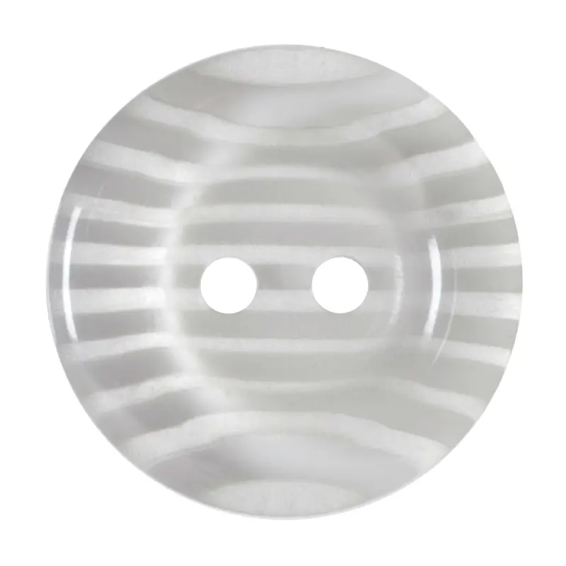 White Stripey Buttons 1