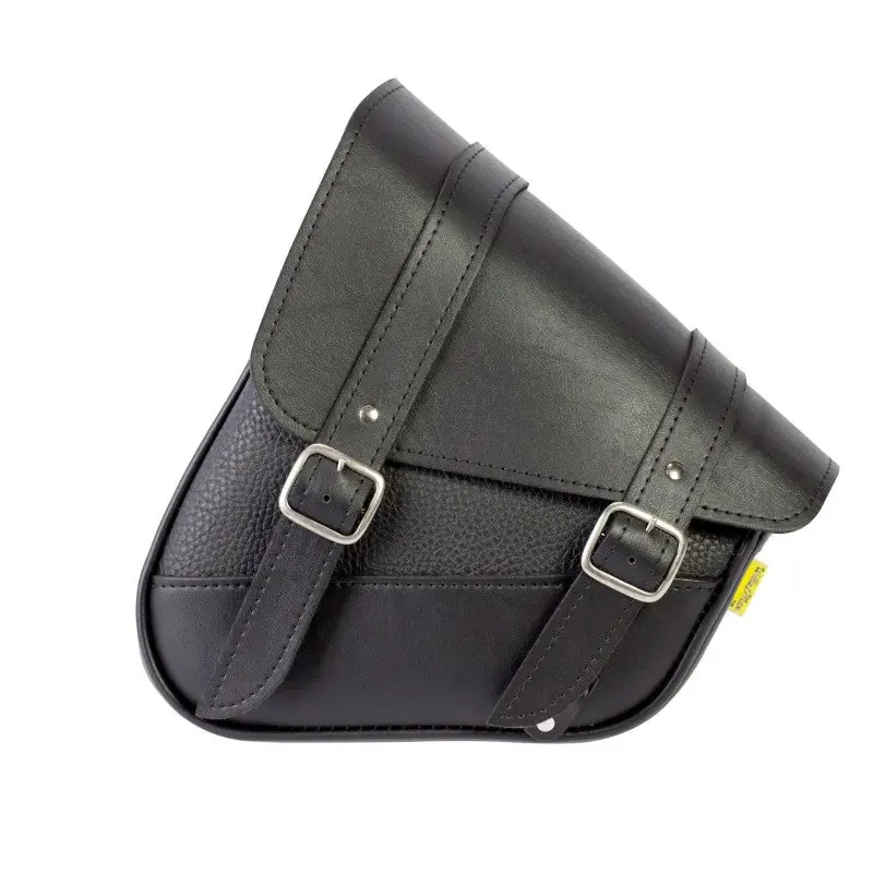 Willie & Max Hd Softails, Yamaha Road Stars, Kawasaki Vulcan 900, Suzuki C50 Swingarm Bag - Black 1