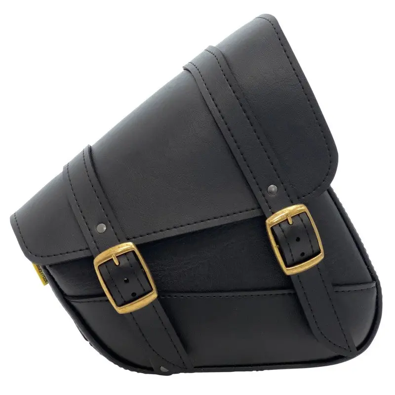 Willie & Max Hd Sportsters, Custom Hard Tails Brass Monkey Swingarm Bag Dual Shock - Black 1