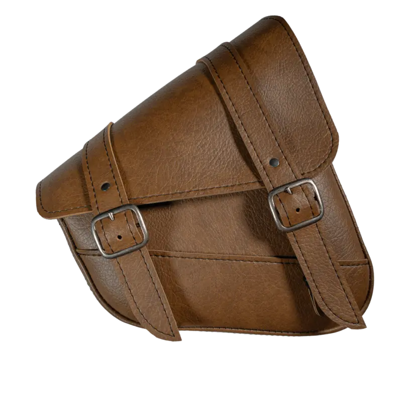 Willie & Max Hd Sportsters,Custom Hard Tails Swingarm Bag Dual Shock(10.5Inlx11.5Inwx 4.5In H)-Brown 1