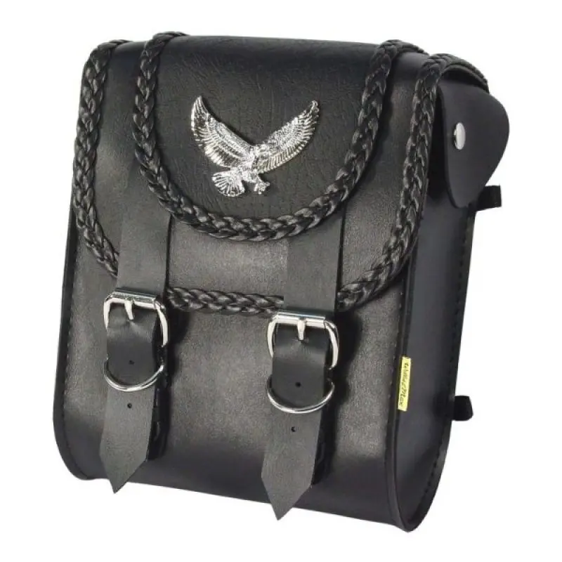 Willie & Max Universal Black Magic Sissy Bar Bag (8 Inches L X 10 Inches H X 4.5 Inches W) - Black 1