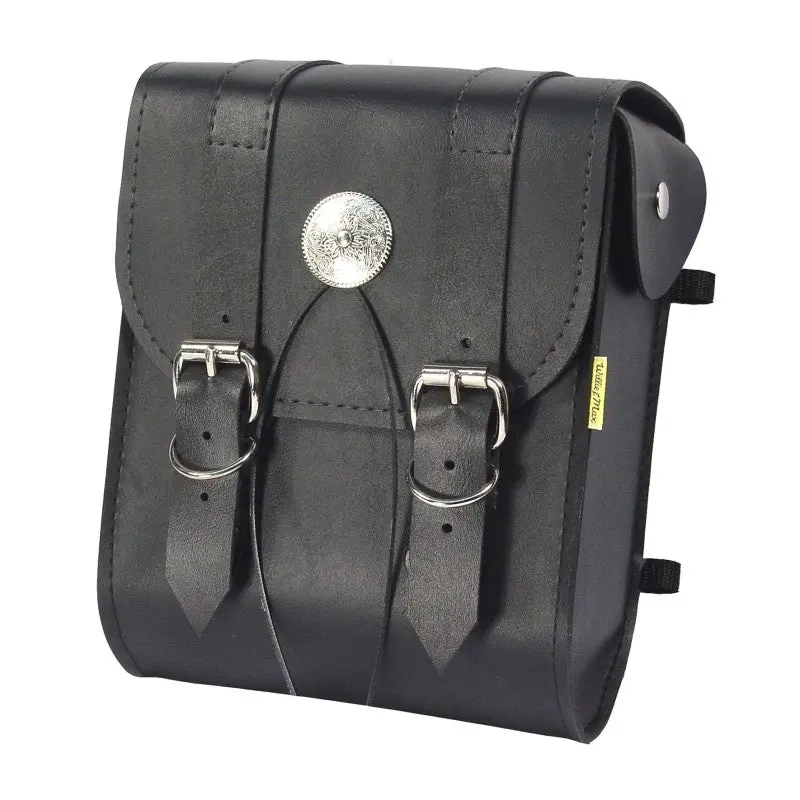 Willie & Max Universal Deluxe Sissy Bar Bag (8 In L X 10 In W X 4.5 In H) - Black 1