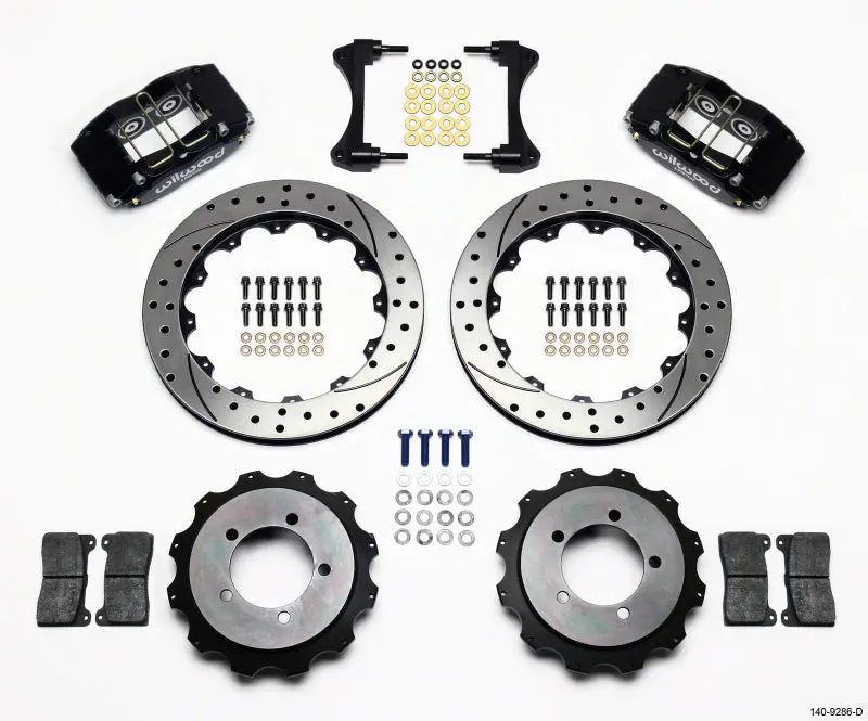 Wilwood Dynapro Radial Rear Kit 13.00In Drilled Mitsubishi Evo Viii 1