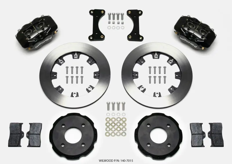 Wilwood Forged Dynalite Front Hat Kit 12.19In 2002 Mitsubishi Lancer 1