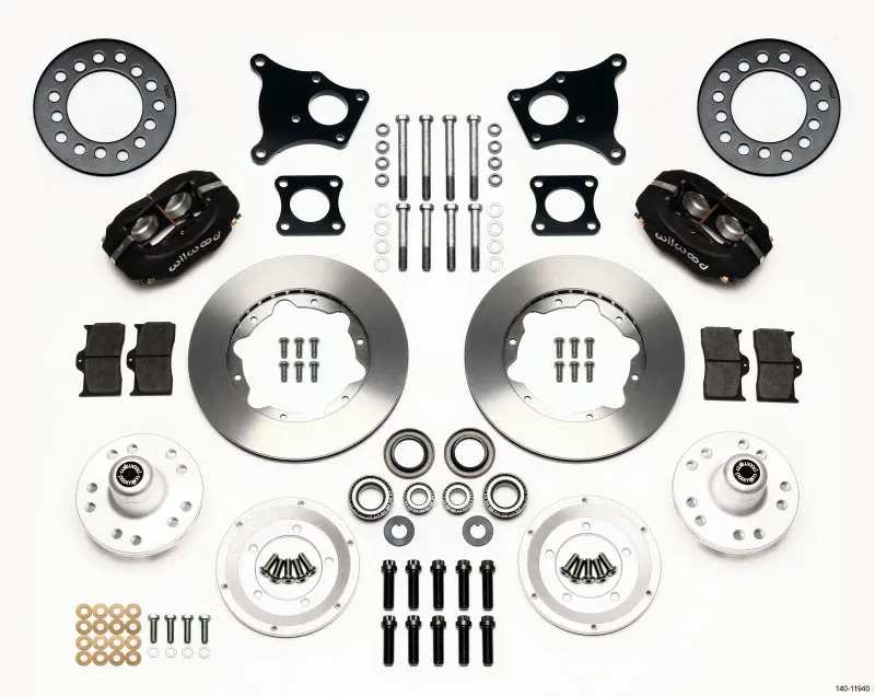 Wilwood Forged Dynalite Front Kit 11.00In Amc 71-76 Oe Disc W/O Bendix Brakes 1