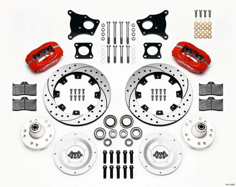 Wilwood Forged Dynalite Front Kit 12.19In Amc 71-76 Oe Disc W/O Bendix Brakes 1
