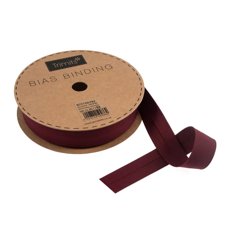 Wine Bias Binding | 25Mm Width 1
