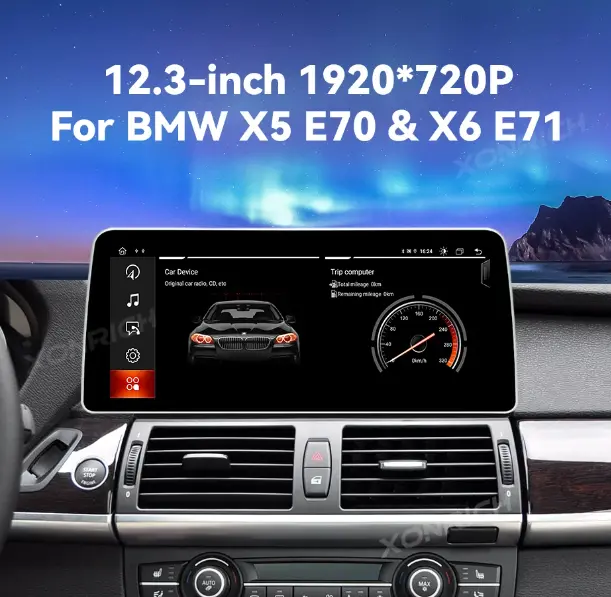 X5 E70, X6 E71 2007-2013 12,3' 1