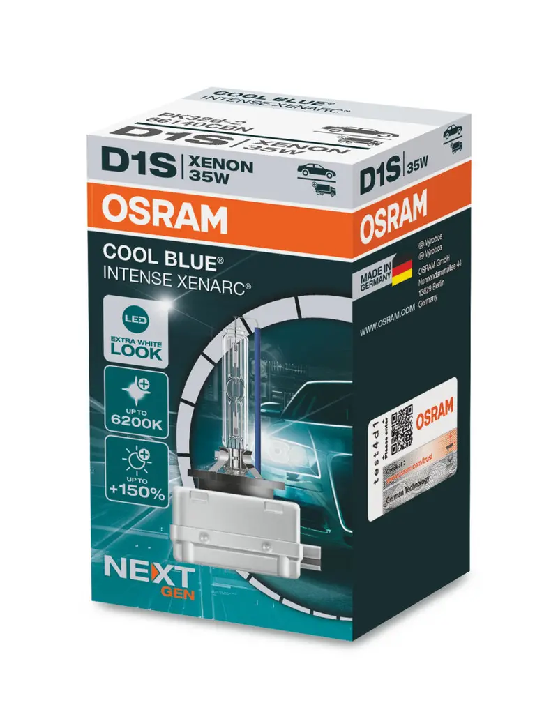 Xenon Bulb D1s Osram Cool Blue Intense (Next Gen) 1