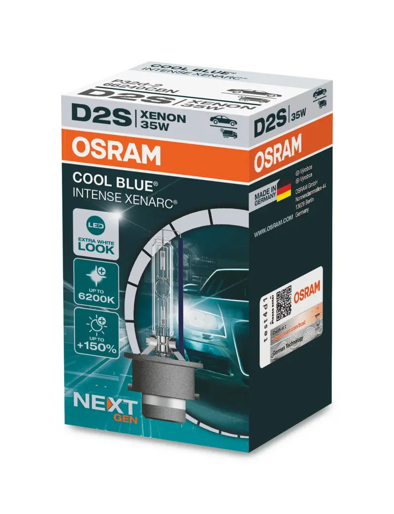 Xenon Bulb D2s Osram Cool Blue Intense (Next Gen) 1