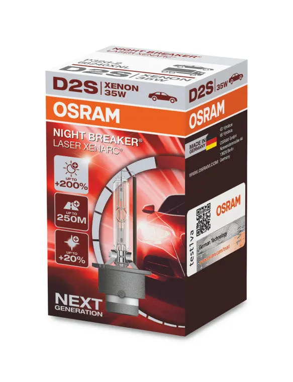 Xenon Bulb D2s Osram Night Breaker Laser 1