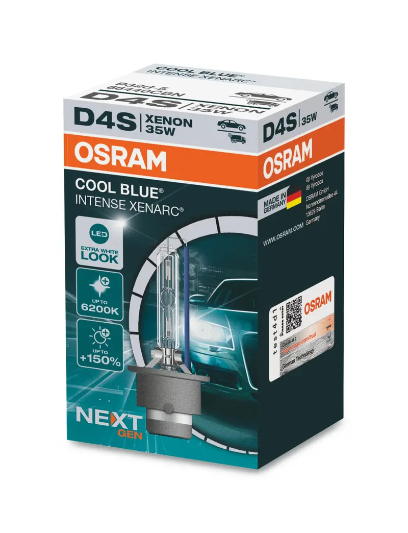 Xenon Bulb D4s Osram Cool Blue Intense (Next Gen) 1