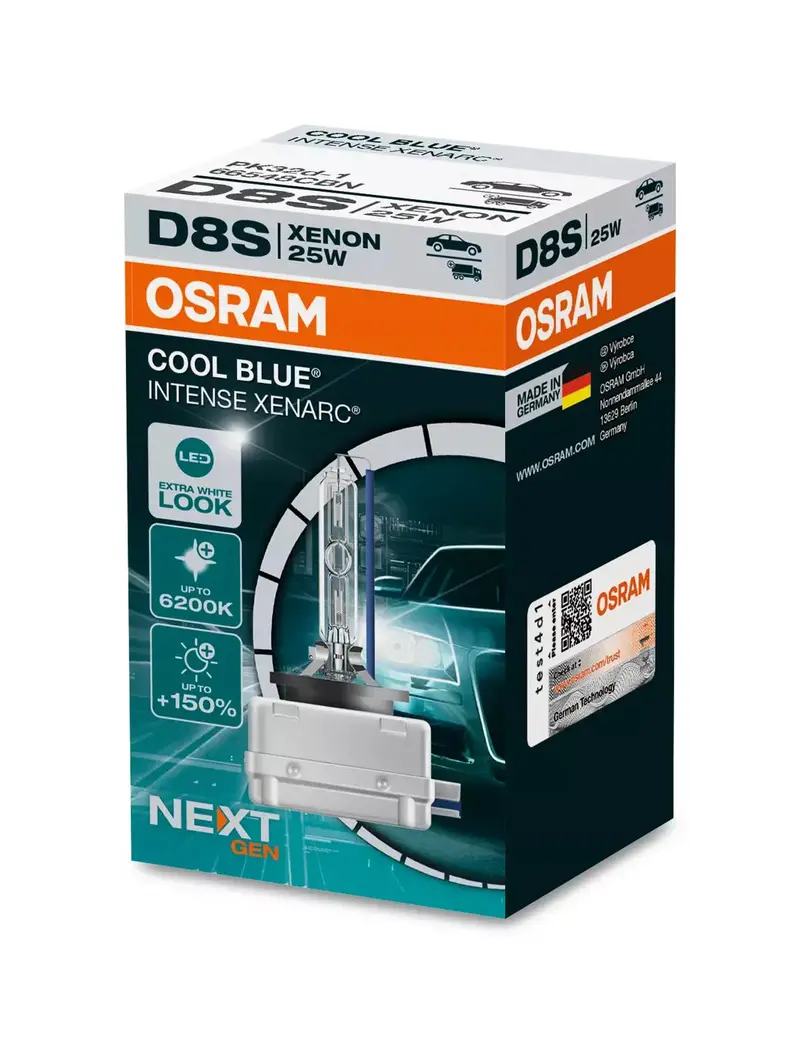 Xenon Bulb D8s Osram Cool Blue Intense (Next Gen) 1