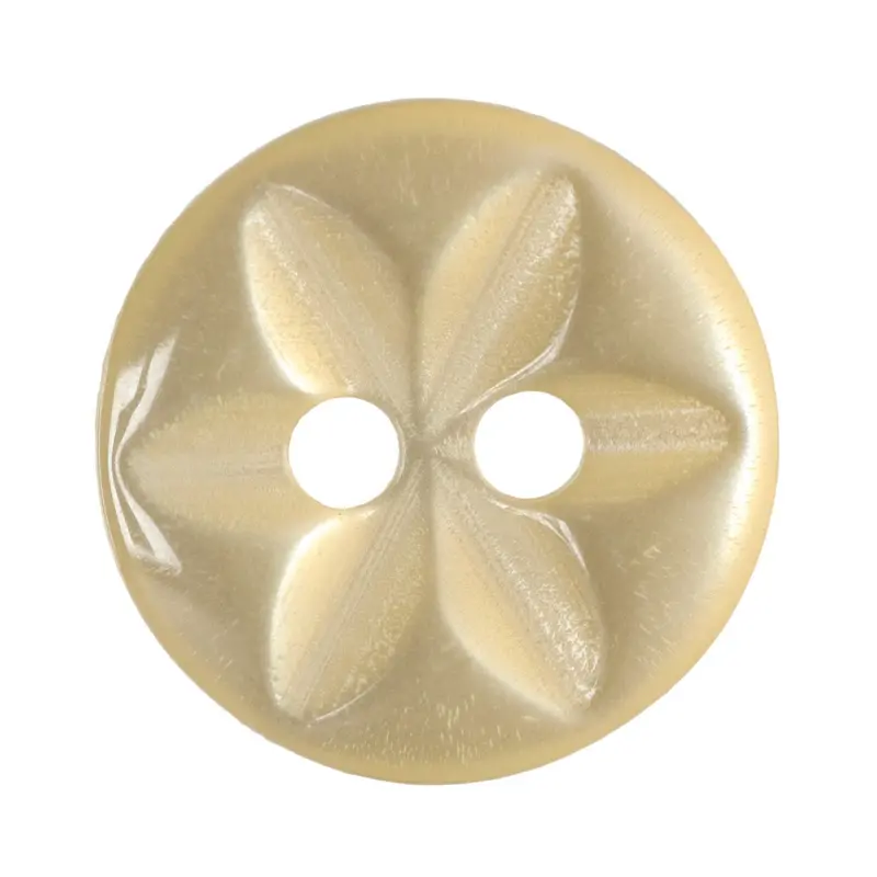Yellow Flower Pattern Buttons 1