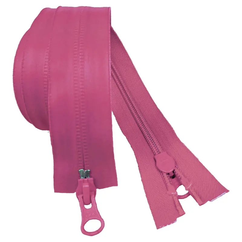 Ykk Aquaguard Water Repellent Zip | 2 Way | Hot Pink 1