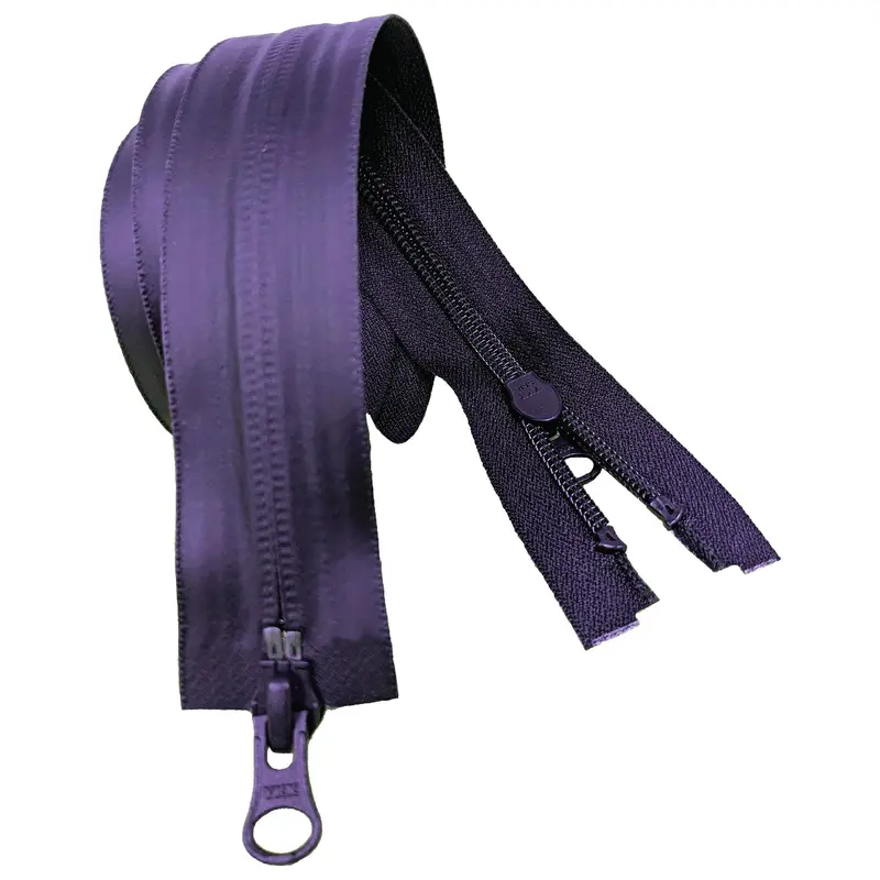 Ykk Aquaguard Water Repellent Zip | 2 Way | Purple 1