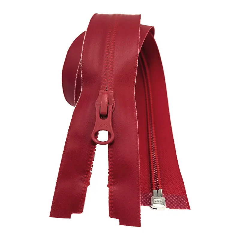 Ykk Aquaguard Water Repellent Zip | Red 1