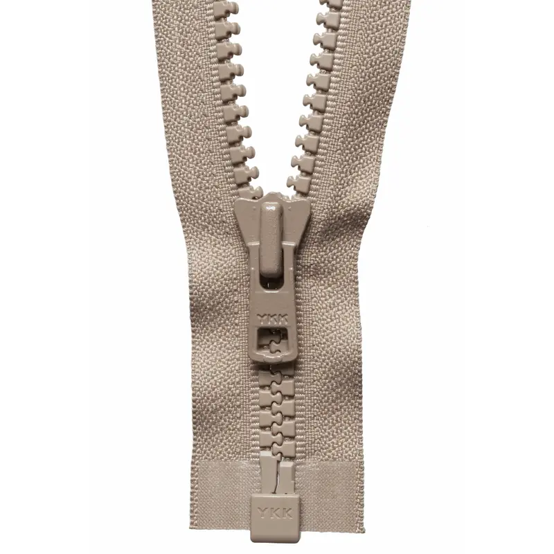 Ykk Chunky Open End Zips | Heavy | Beige 1