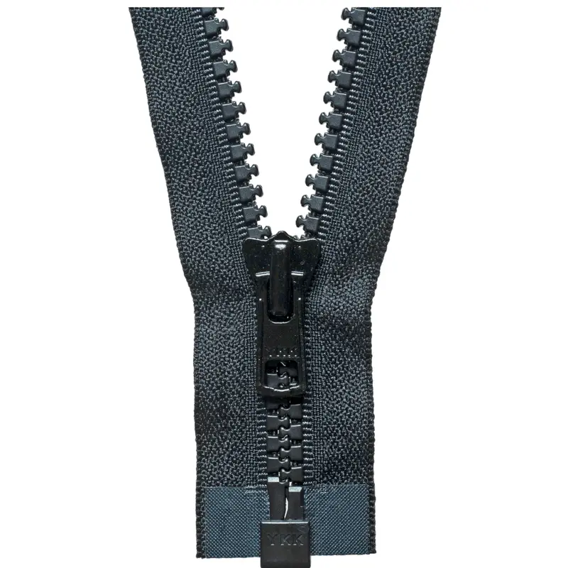 Ykk Chunky Open End Zips | Heavy | Black 1