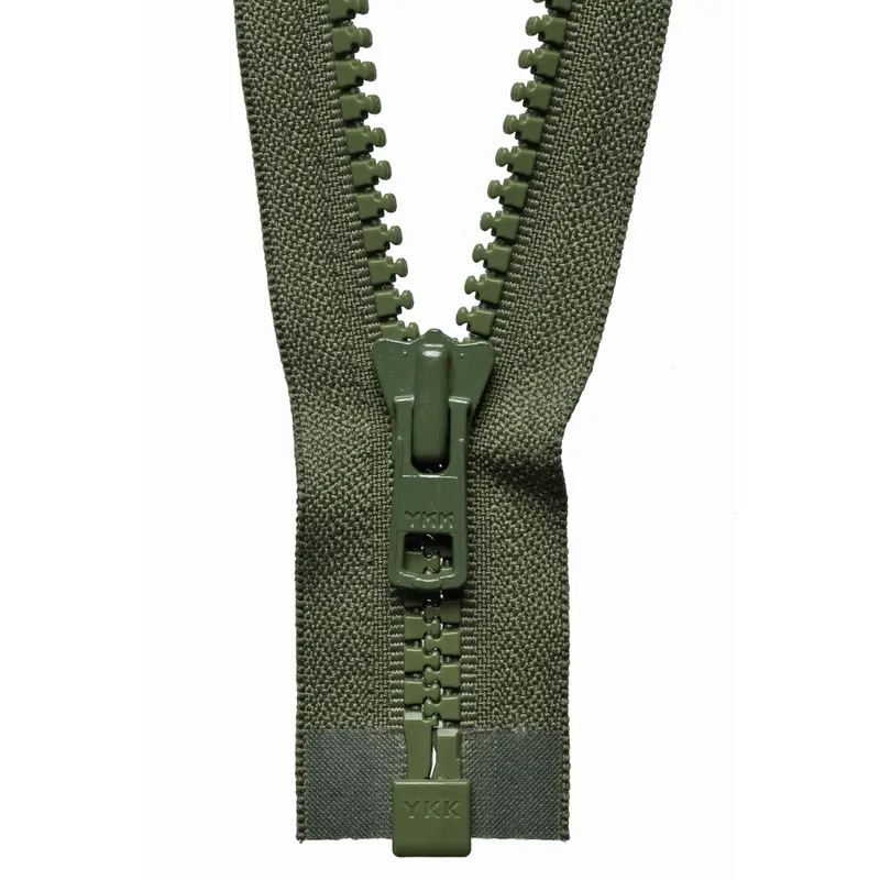 Ykk Chunky Open End Zips | Heavy | Khaki 1