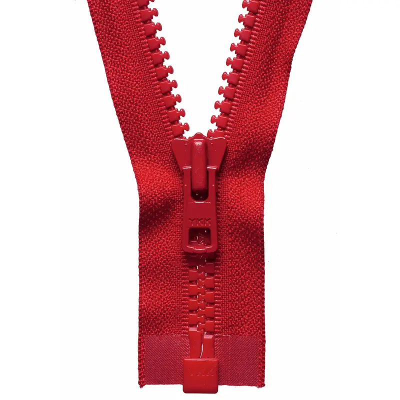 Ykk Chunky Open End Zips | Heavy | Red 1