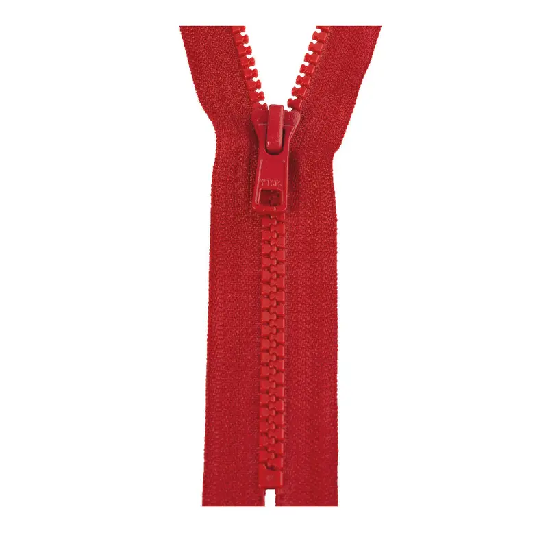 Ykk Closed End Zip - Medium Plastic | Colour 519 Red 1