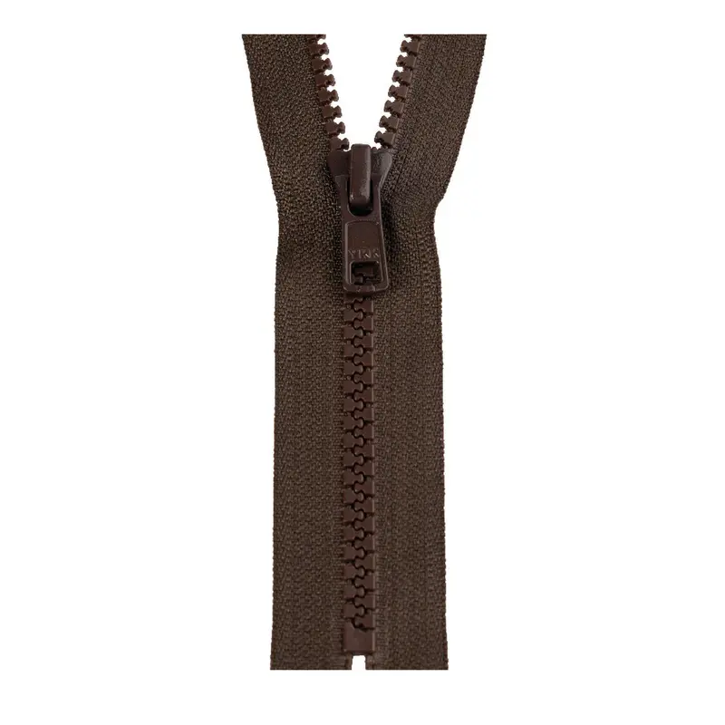 Ykk Closed End Zip - Medium Plastic | Colour 570 Brown 1