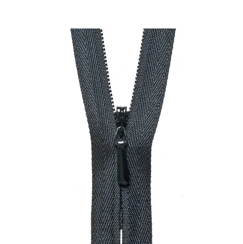 Ykk Concealed Zip - Black 1