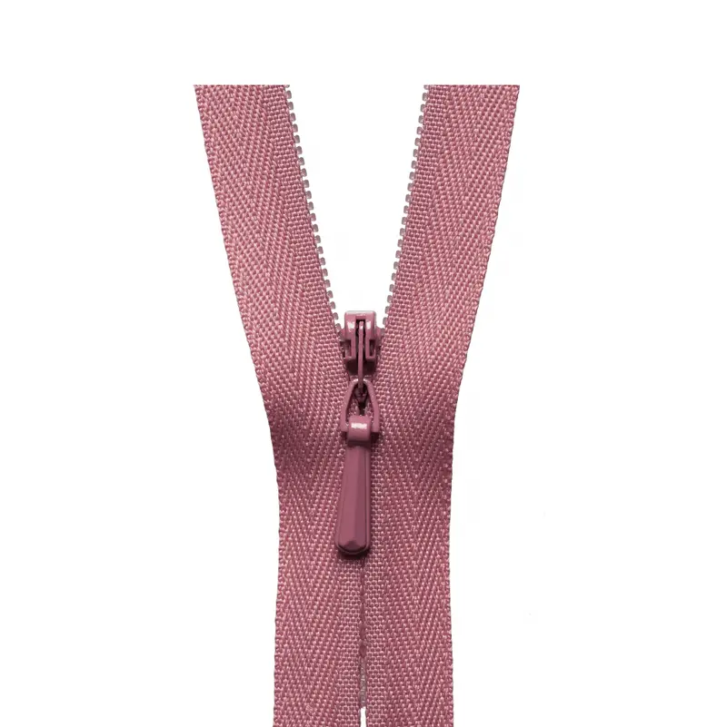 Ykk Concealed Zip Dusky Pink 1