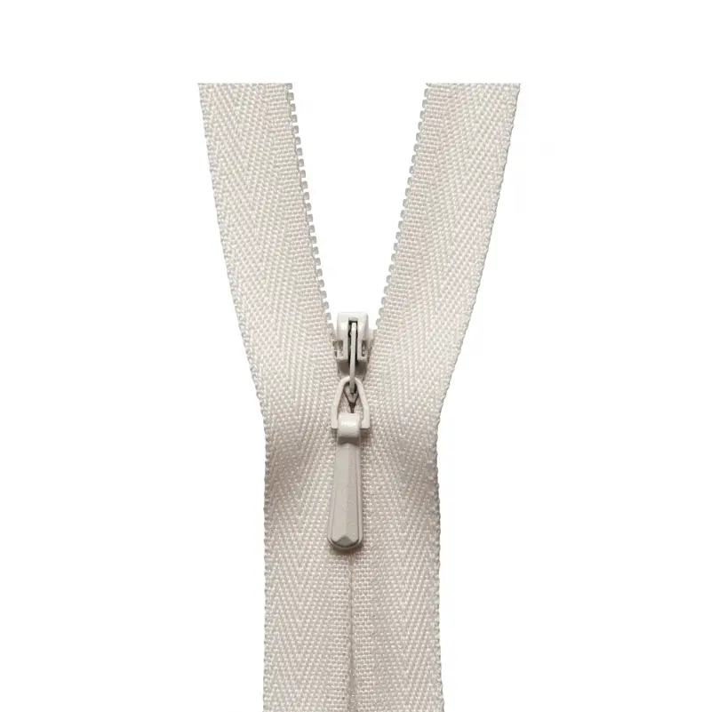 Ykk Concealed Zip Ecru 1