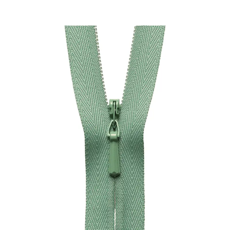 Ykk Concealed Zip Mid Green 1
