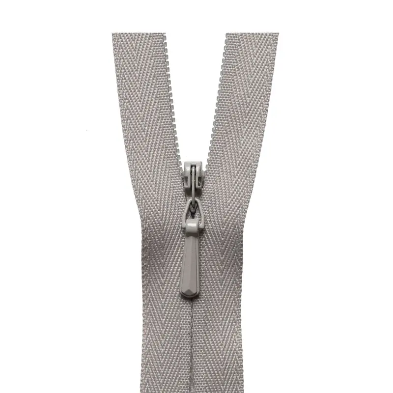 Ykk Concealed Zip | Pale Mink 1