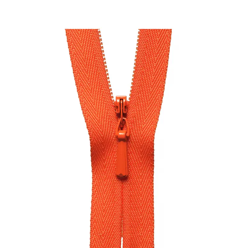 Ykk Concealed Zip Tangerine 1
