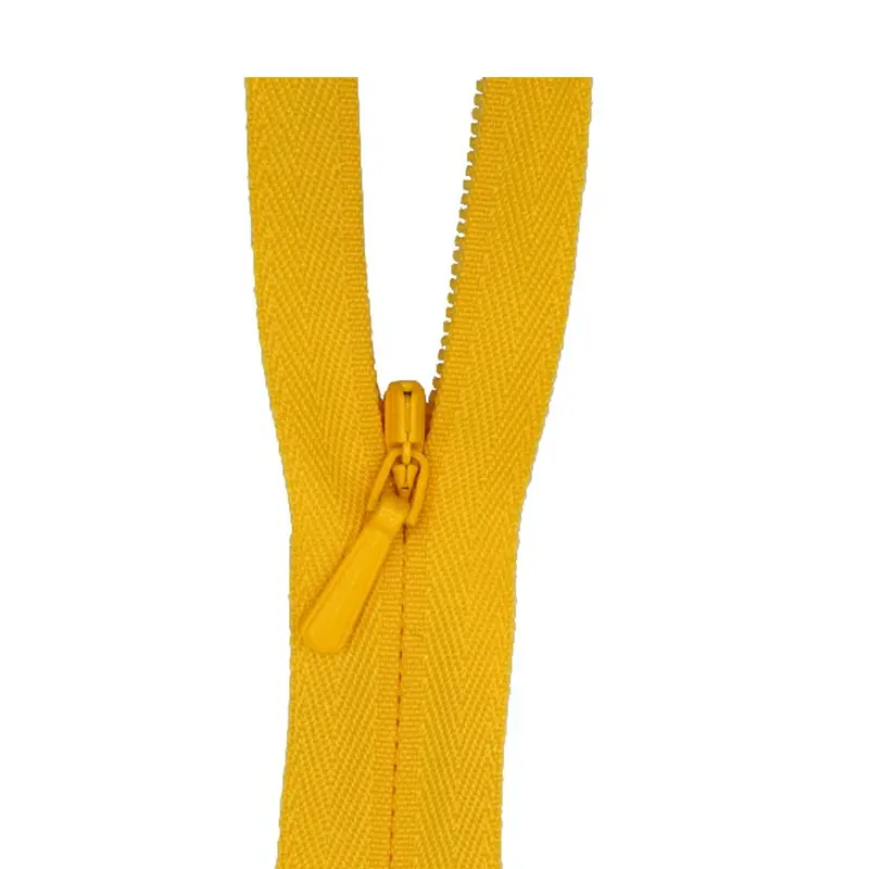 Ykk Concealed Zip Yellow Gold 1