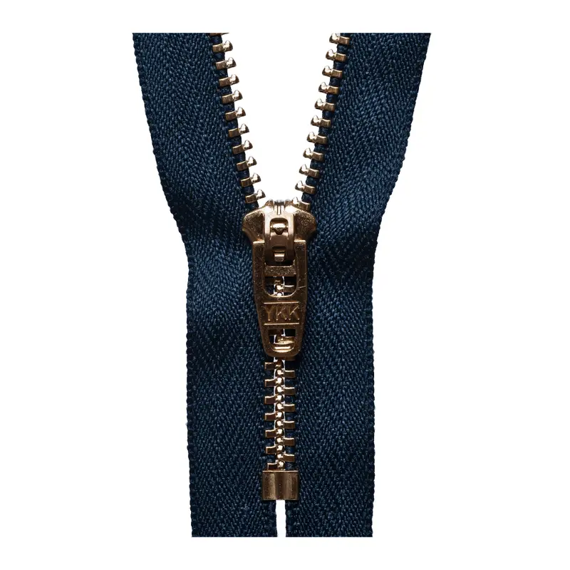 Ykk Jeans Zip - Navy 1