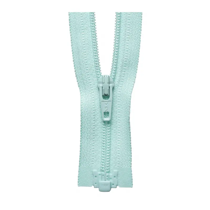 Ykk Lightweight Open End Zip | Pale Aqua 1