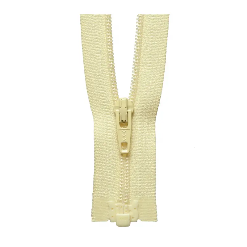 Ykk Lightweight Open End Zip | Pale Yellow 1
