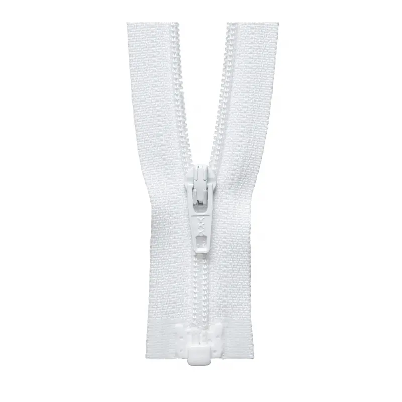 Ykk Lightweight Open End Zip | White 1