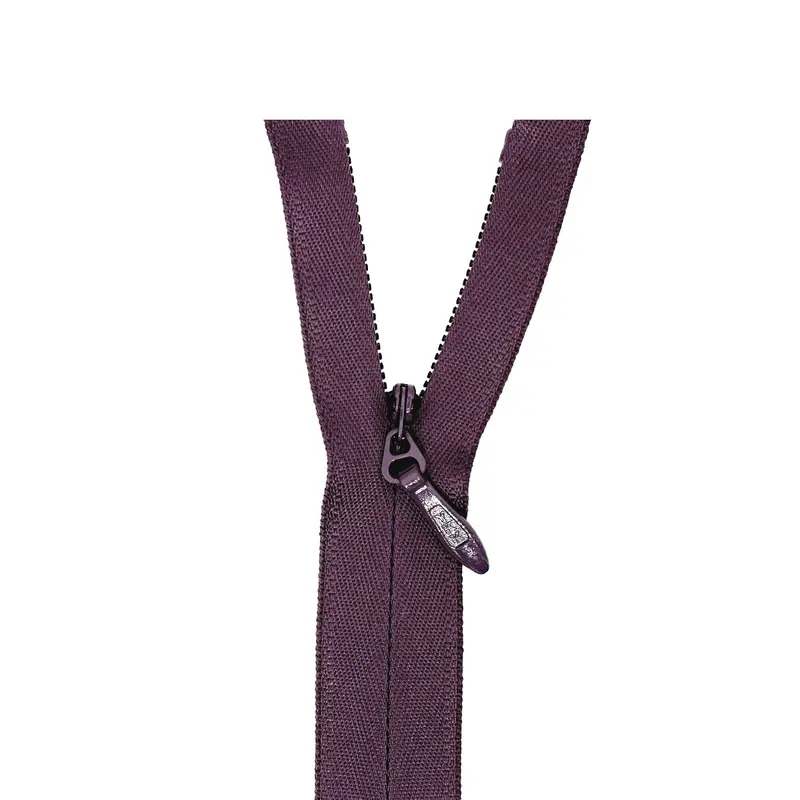 Ykk Number 5 Heavy Duty Concealed Zip Damson 1