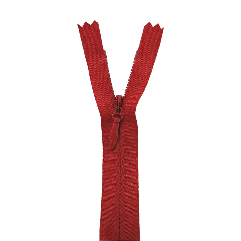 Ykk Number 5 Heavy Duty Concealed Zips Red 1
