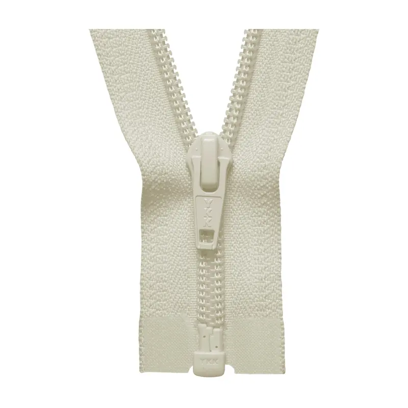 Ykk Open End Zip - Medium Nylon | Colour 502 Cream 1
