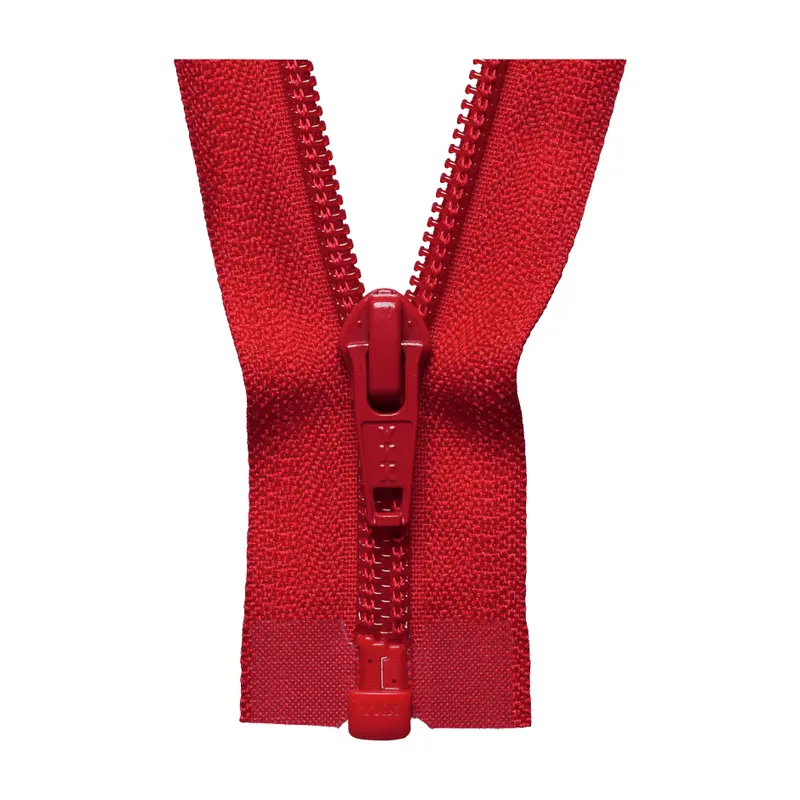 Ykk Open End Zip - Medium Nylon | Colour 519 Red 1