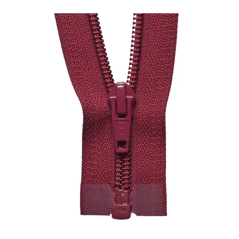 Ykk Open End Zip - Medium Nylon | Colour 527 Wine 1