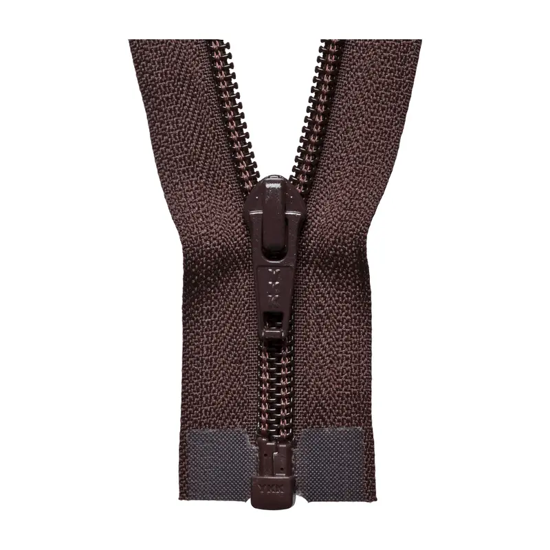 Ykk Open End Zip - Medium Nylon | Colour 570 Brown 1
