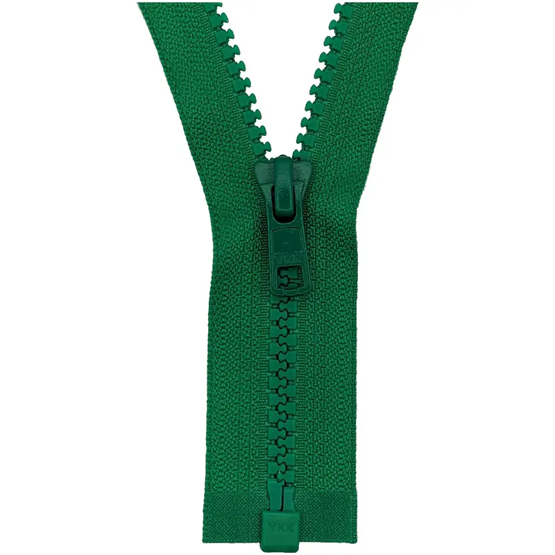 Ykk Open End Zip - Medium Plastic | 540 Emerald 1